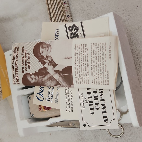 Vintage Raycine Clipper New Old Stock Original Box, Attachments Unused - Picture 3 of 7